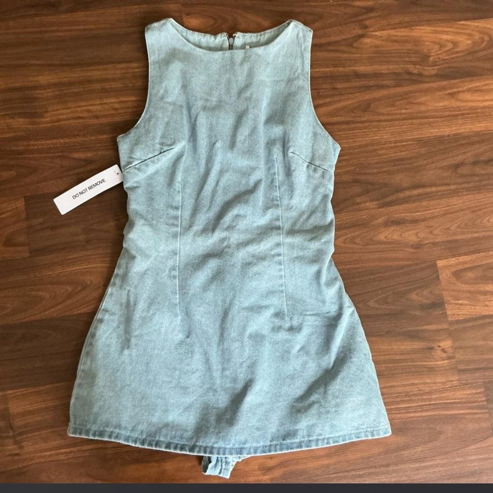 Ainsleigh princess Polly denim romper